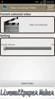 Video Livewallpaper Maker android App screenshot 4